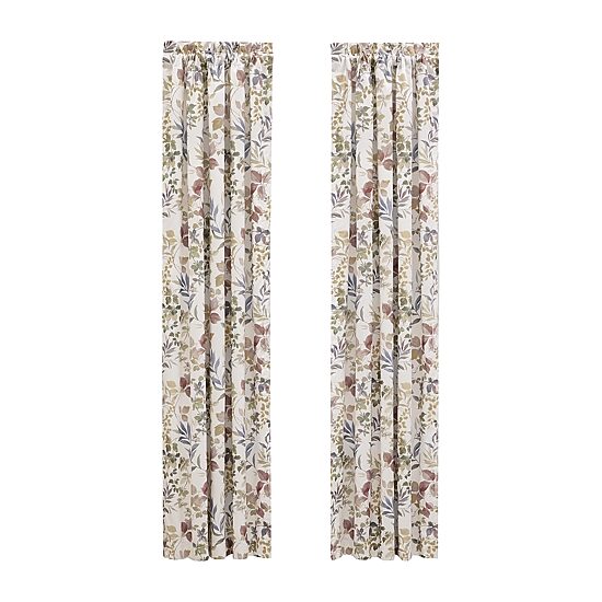Queen Street Ridgewood Rod Pocket Blackout Set of 2 Curtain Panel