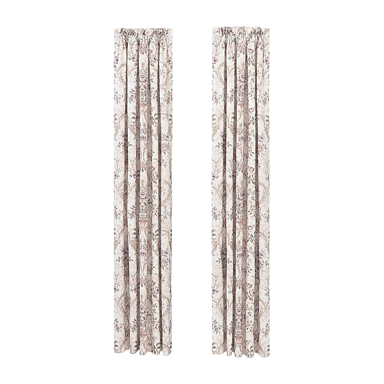 Queen Street Amagansett Rod Pocket Blackout Set of 2 Curtain Panel