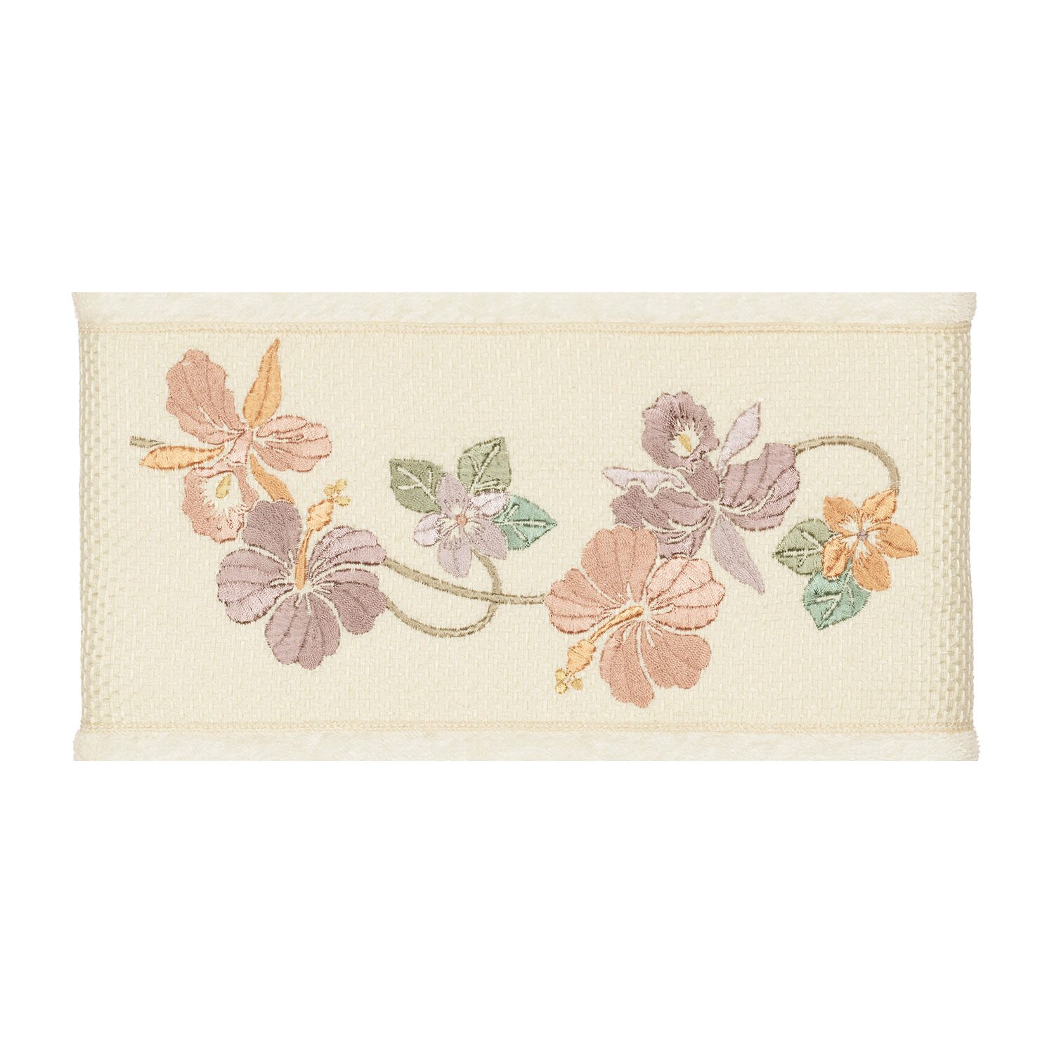 Linum Home Textiles Caroline 2-pc. Embellished Floral Bath Towel