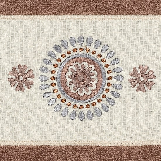 Linum Home Textiles Isabelle Embellished 3-pc. Bath Towel Set
