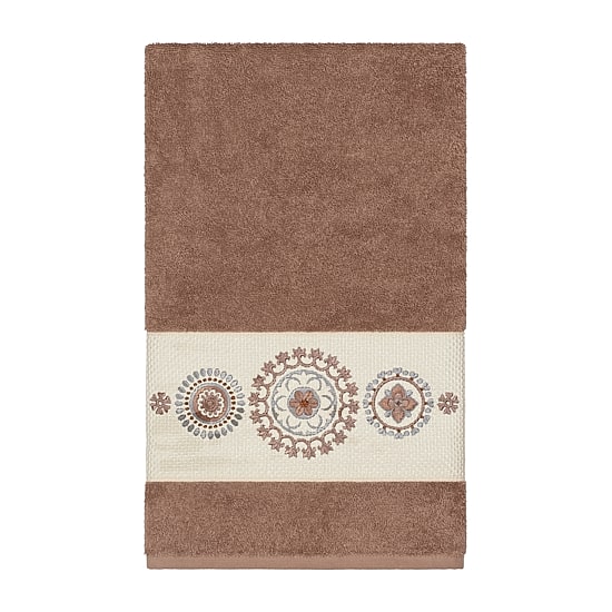 Linum Home Textiles Isabelle Embellished 3-pc. Bath Towel Set