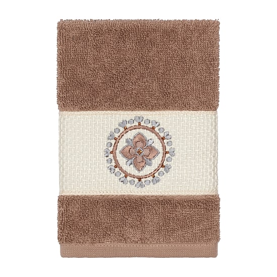 Linum Home Textiles Isabelle Embellished 3-pc. Bath Towel Set