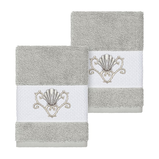 Linum Home Textiles Bella Embellished 2-pc. Embellished Washcloth