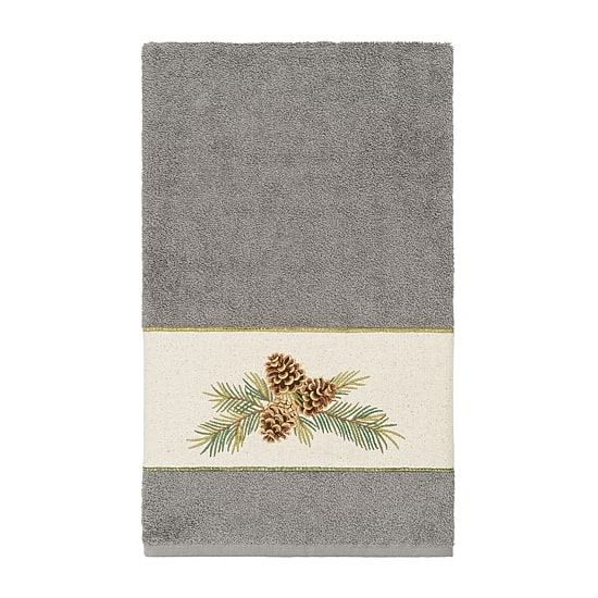 Linum Home Textiles Pierre Embellished 3-pc. Bath Towel Set