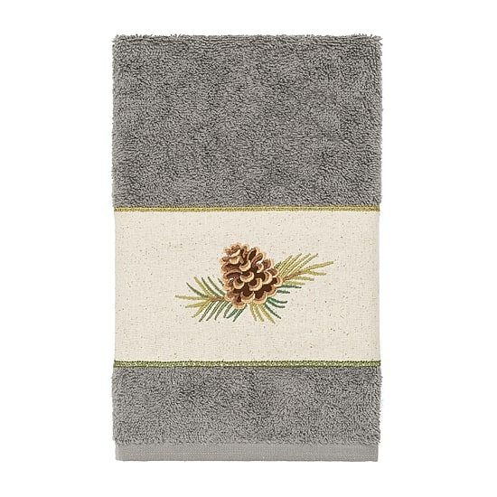 Linum Home Textiles Pierre Embellished 3-pc. Bath Towel Set