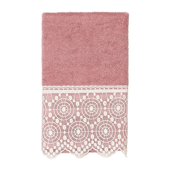 Linum Home Textiles Arian Embellished Embellished Hand Towel