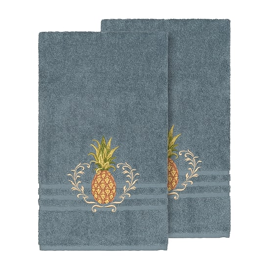 Linum Home Textiles Welcome Embellished 2-pc. Embellished Bath Towel