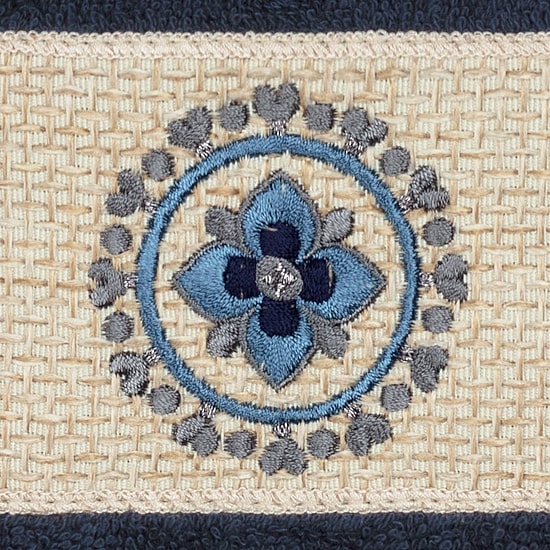 Linum Home Textiles Isabelle 2-pc. Embellished Washcloth