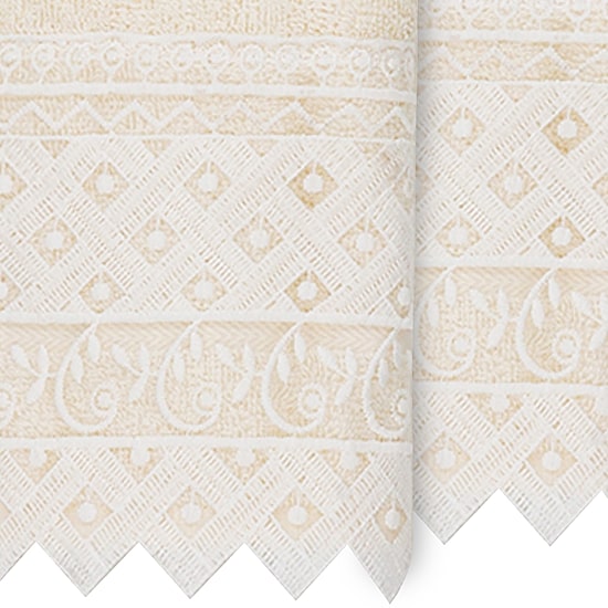 Linum Home Textiles Aiden Embellished 2-pc. Embellished Washcloth