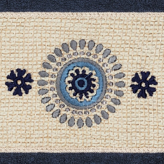 Linum Home Textiles Isabelle Embellished 3-pc. Bath Towel Set