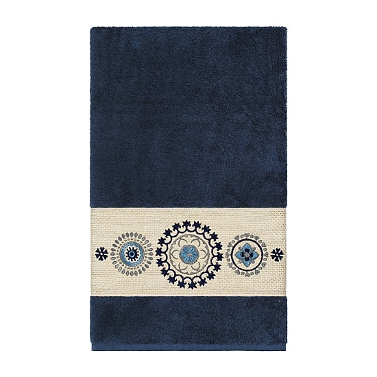 Linum Home Textiles Isabelle Embellished 3-pc. Bath Towel Set