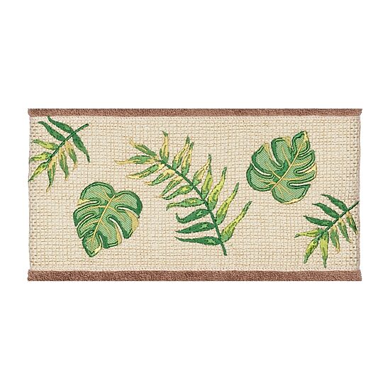 Linum Home Textiles Zoe Embellished Embellished Floral Bath Towel