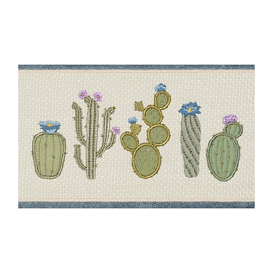 Linum Home Textiles Mila 2-pc. Embellished Floral Bath Towel