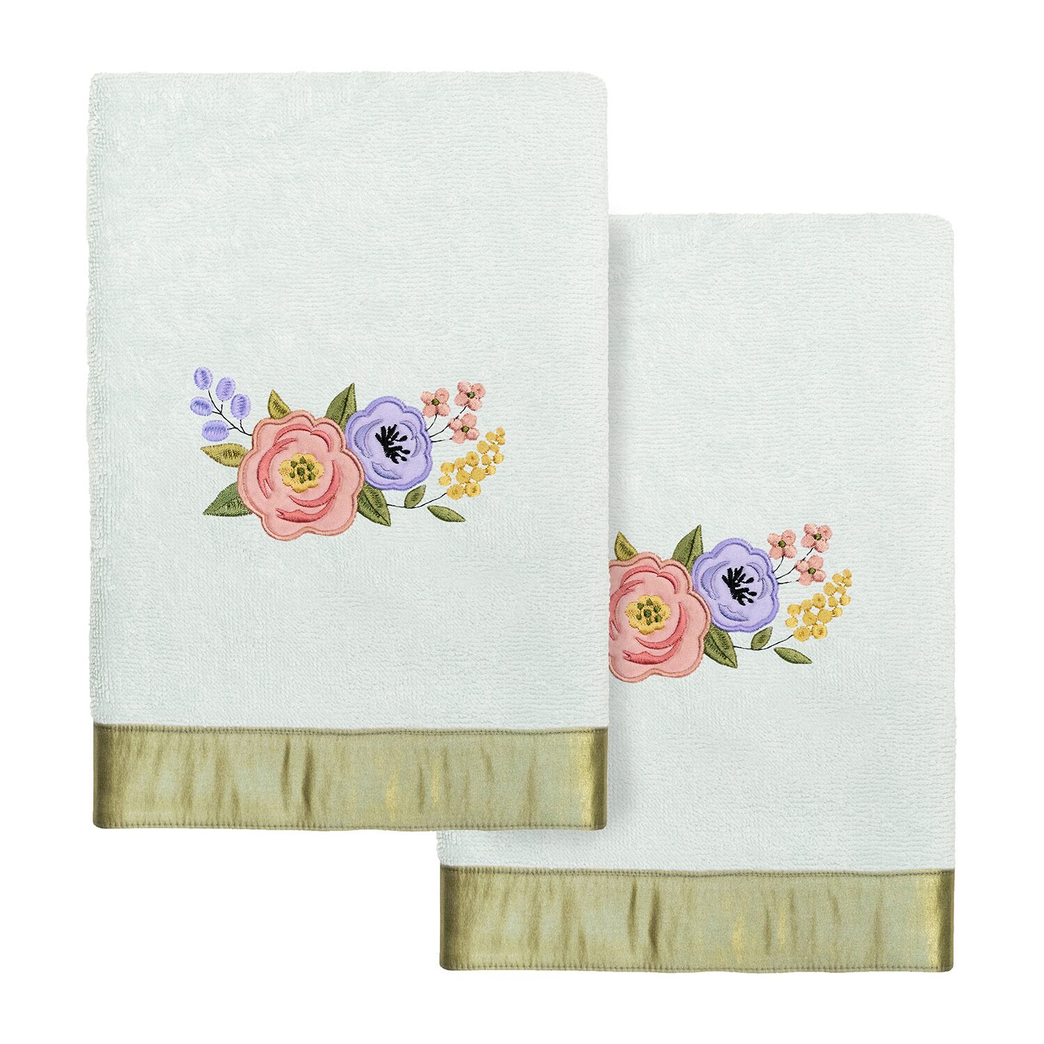 Linum Home Textiles Verano Embellished 2-pc. Hand Towel