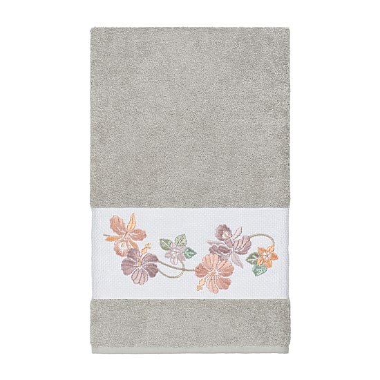 Linum Home Textiles Caroline Embellished 3-pc. Bath Towel Set