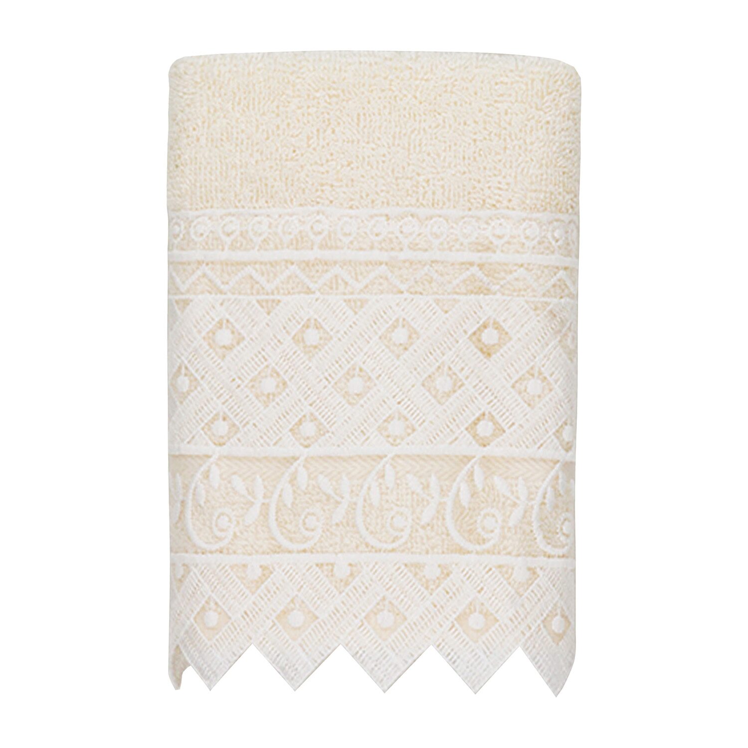 Linum Home Textiles Aiden Embellished 3-pc. Bath Towel Set