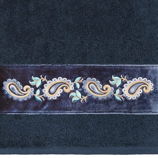 Linum Home Textiles Mackenzie Embellished 3-pc. Bath Towel Set