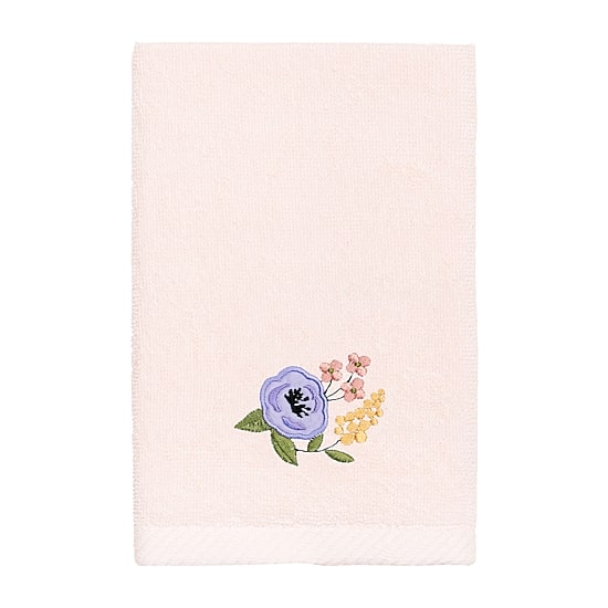 Linum Home Textiles Verano 2-pc. Embellished Fingertip Towel
