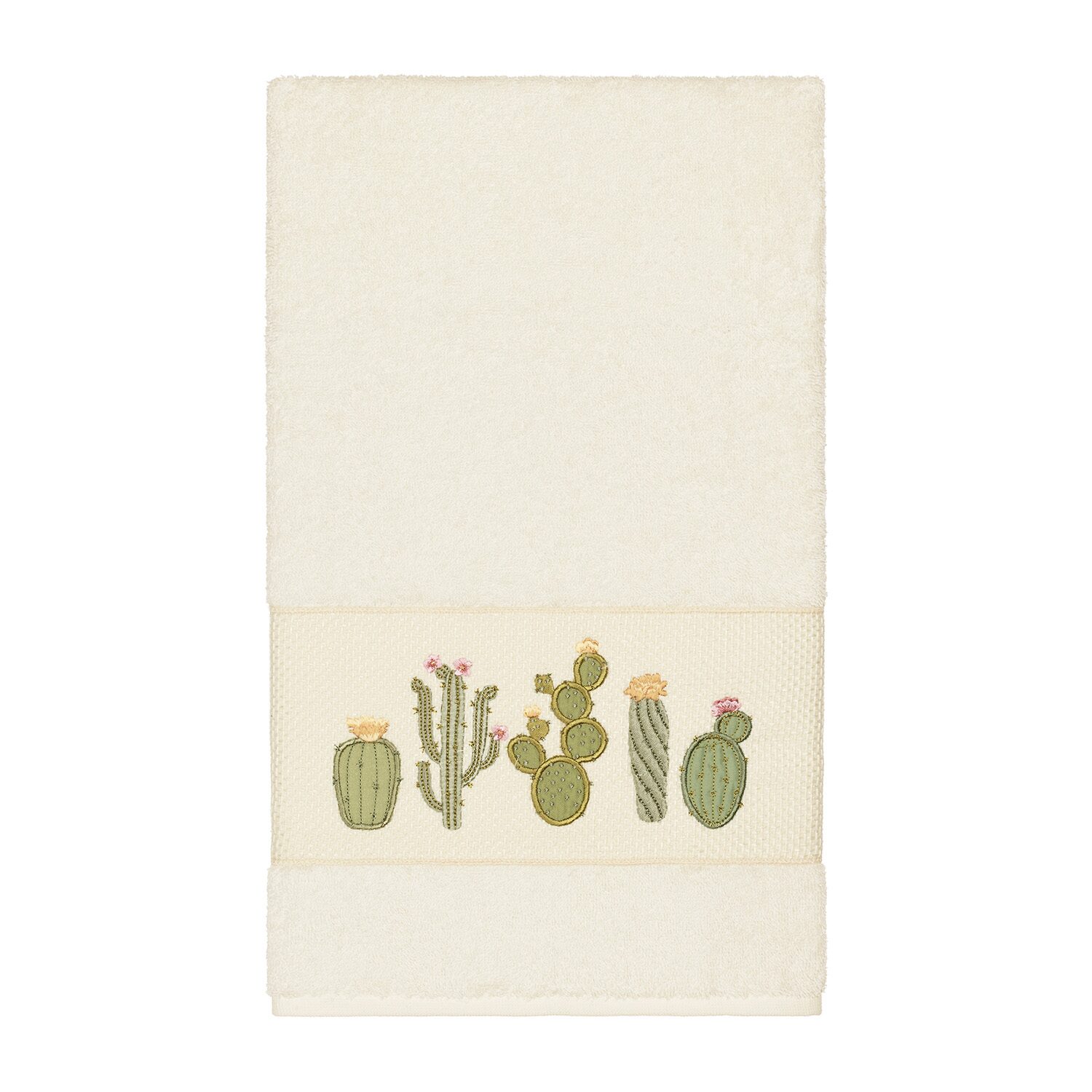 Linum Home Textiles Mila Embellished 3-pc. Bath Towel Set