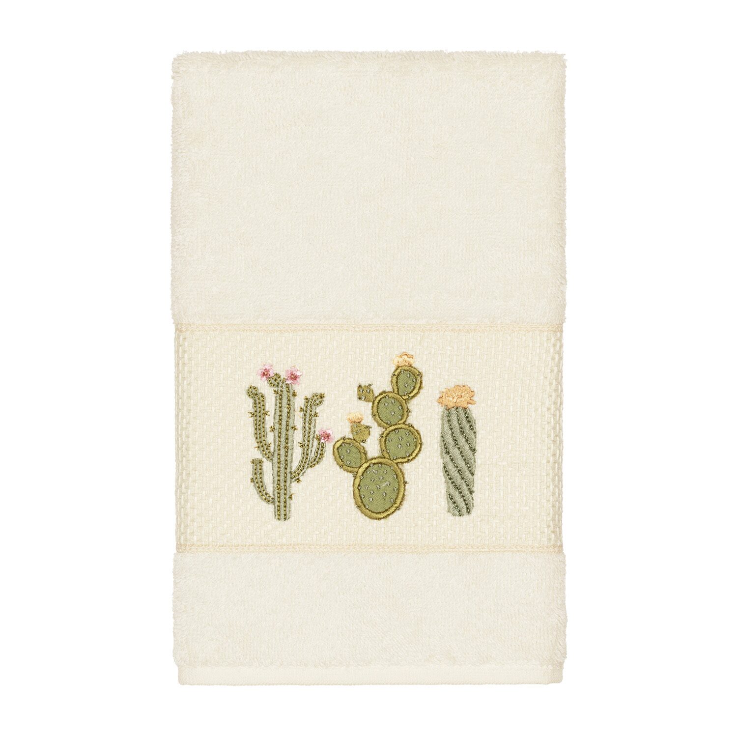Linum Home Textiles Mila Embellished 3-pc. Bath Towel Set