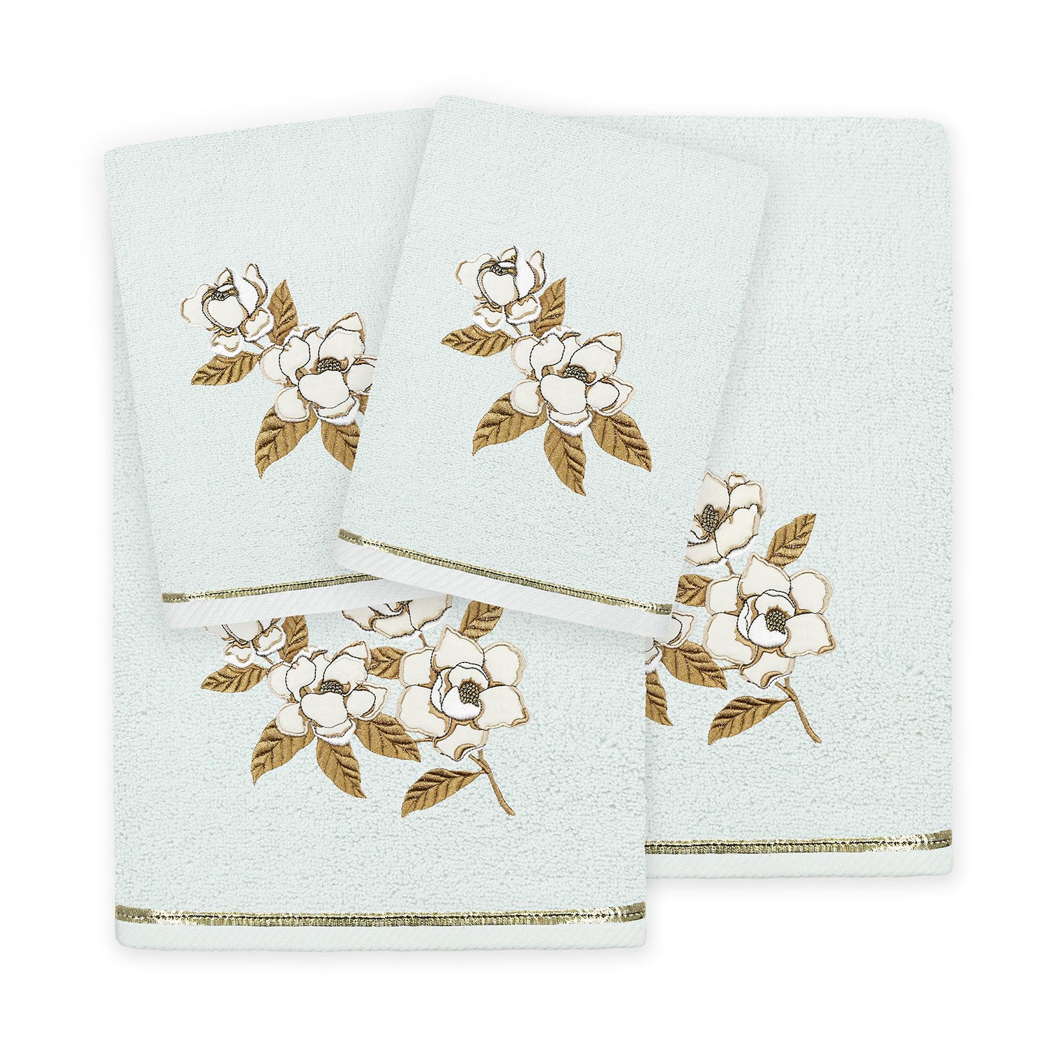 Linum Home Textiles Maggie Embellished 4-pc. Bath Towel Set