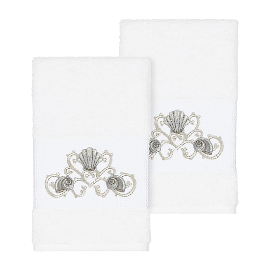 Linum Home Textiles Bella Embellished 2-pc. Embellished Hand Towel