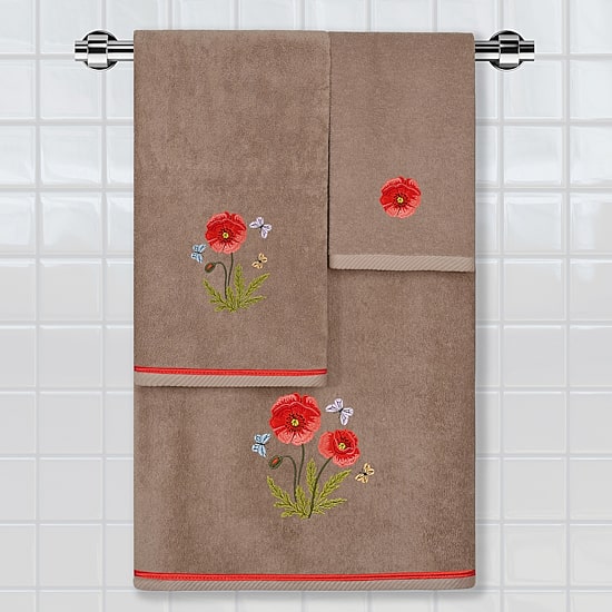 Linum Home Textiles Polly Embellished 4-pc. Bath Towel Set