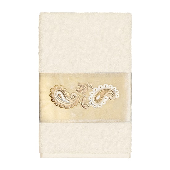 Linum Home Textiles Mackenzie 2-pc. Embellished Hand Towel