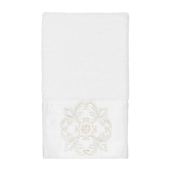 Linum Home Textiles Alyssa Embellished Hand Towel