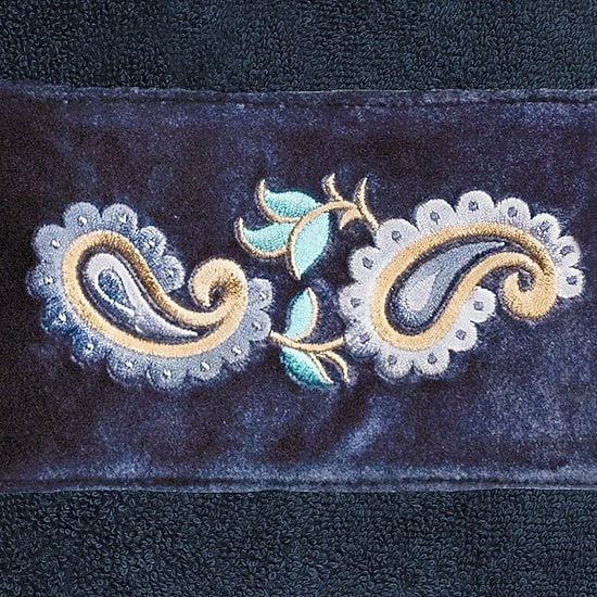 Linum Home Textiles Mackenzie Embellished 3-pc. Bath Towel Set