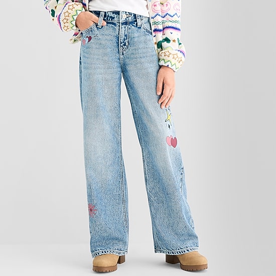 Thereabouts Little & Big Kid Girls Baggy Fit Jean