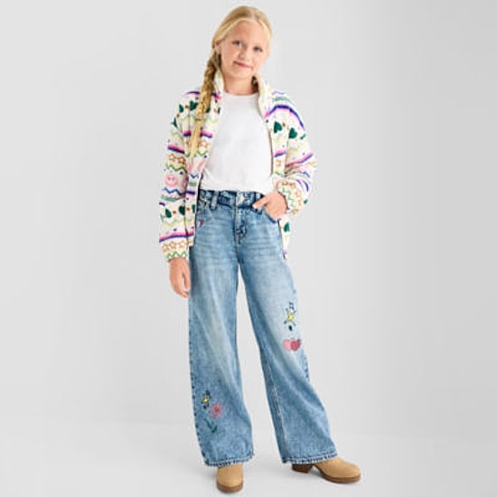 Thereabouts Little & Big Kid Girls Baggy Fit Jean