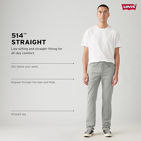 Levi's® Mens 514™ Ripped Straight Leg Jean