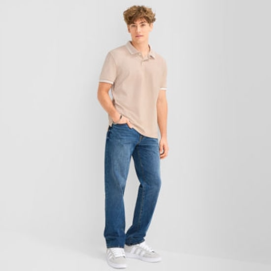 Arizona Mens Short Sleeve Tipped Polo