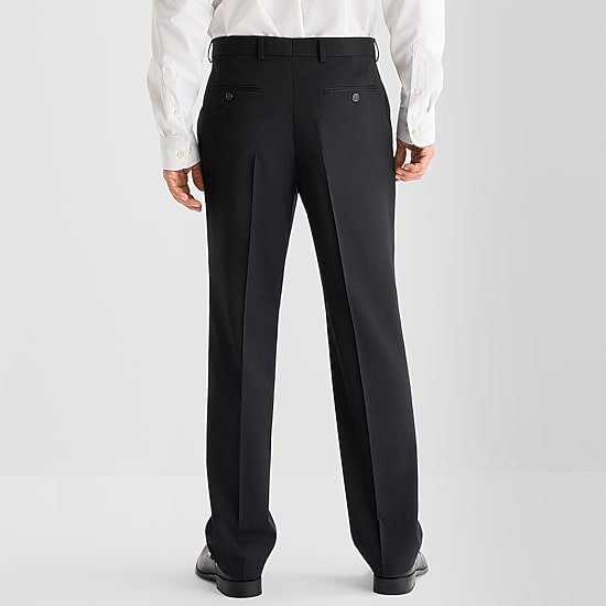 Stafford Coolmax All Season Ecomade Mens Classic Fit Flat Front Suit Pant