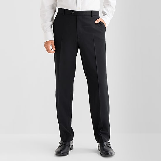 Stafford Coolmax All Season Ecomade Mens Classic Fit Flat Front Suit Pant