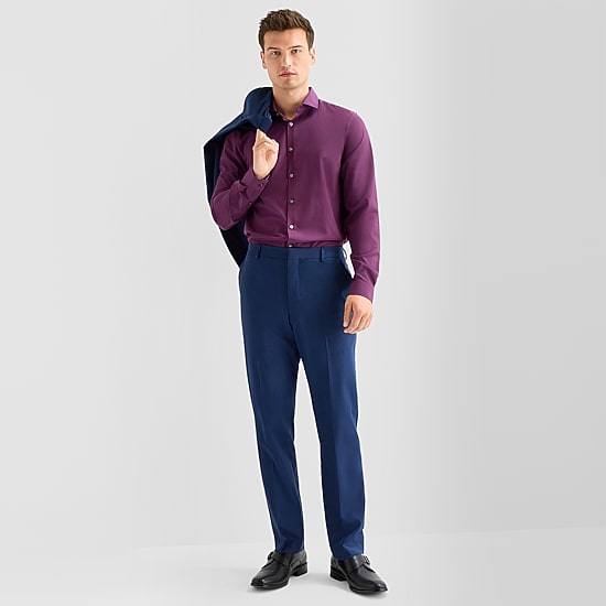 J. Ferrar Ultra Comfort Mens Slim Fit Flat Front Suit Pant