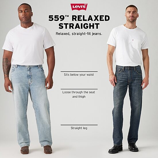 Levi's® Big and Tall Mens 559™ Straight Leg Relaxed Fit Jean