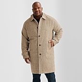 Stafford Mens Midweight Trench Coat, Color: Navy - JCPenney