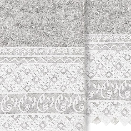 Linum Home Textiles Aiden 2-pc. Embellished Hand Towel