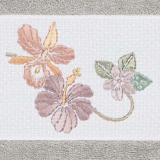 Linum Home Textiles Caroline Embellished 3-pc. Bath Towel Set