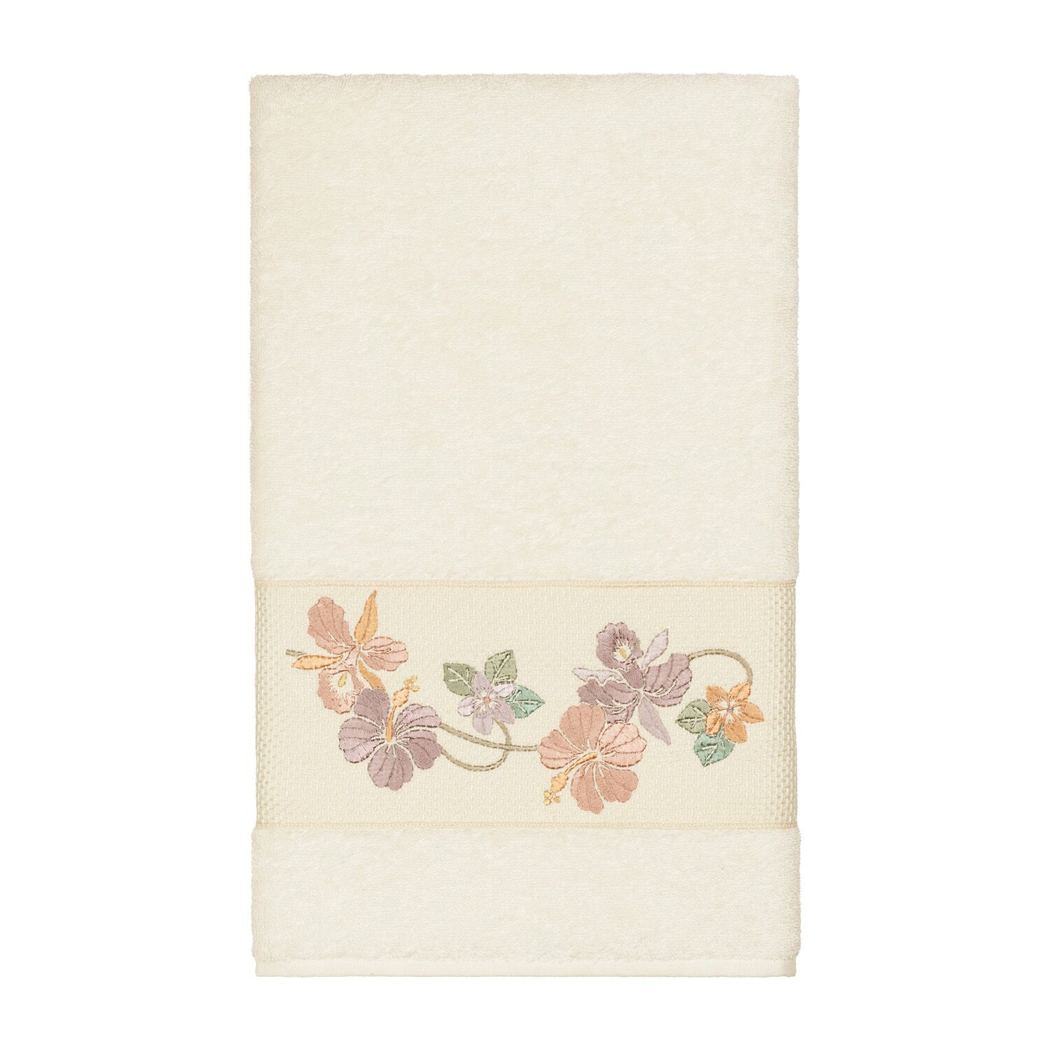 Linum Home Textiles Caroline Embellished 3-pc. Bath Towel Set