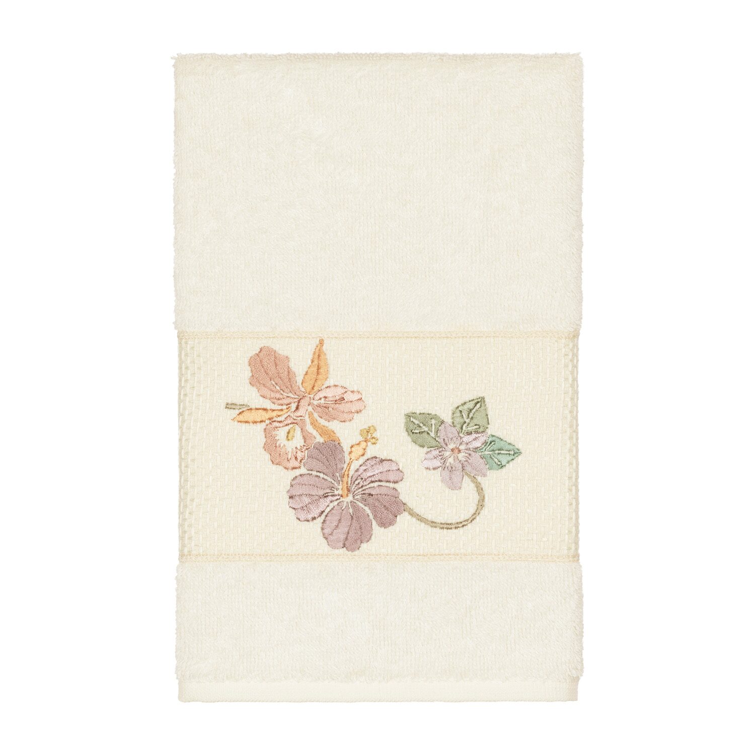 Linum Home Textiles Caroline Embellished 3-pc. Bath Towel Set