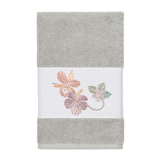 Linum Home Textiles Caroline Embellished 3-pc. Bath Towel Set