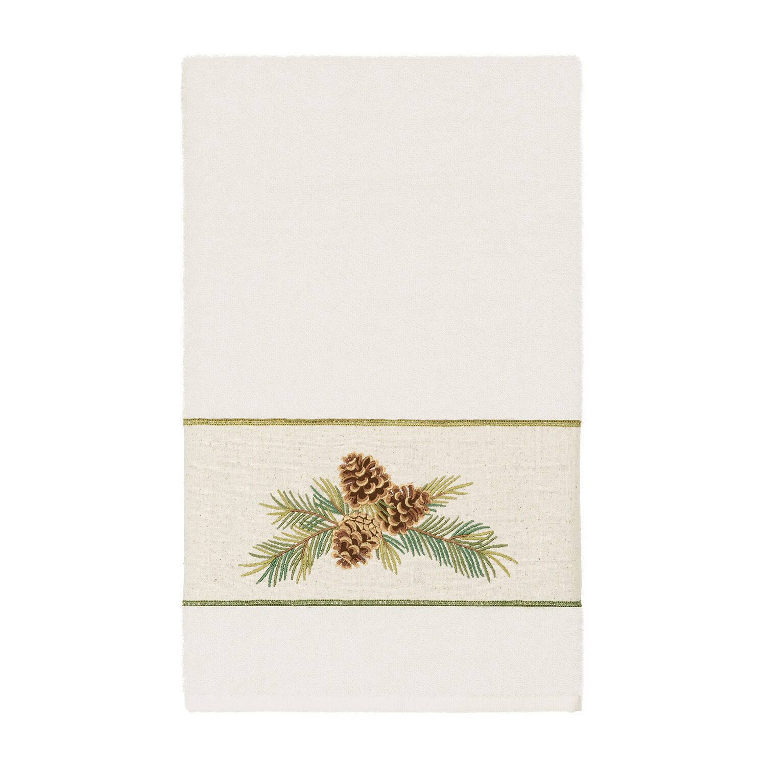 Linum Home Textiles Pierre Embellished 3-pc. Bath Towel Set