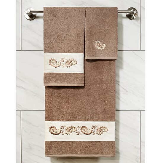 Linum Home Textiles Mackenzie Embellished 4-pc. Bath Towel Set