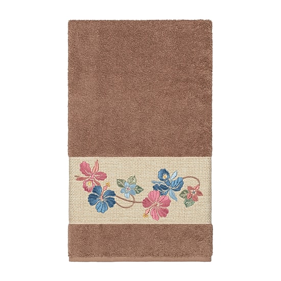 Linum Home Textiles Caroline Embellished 3-pc. Bath Towel Set