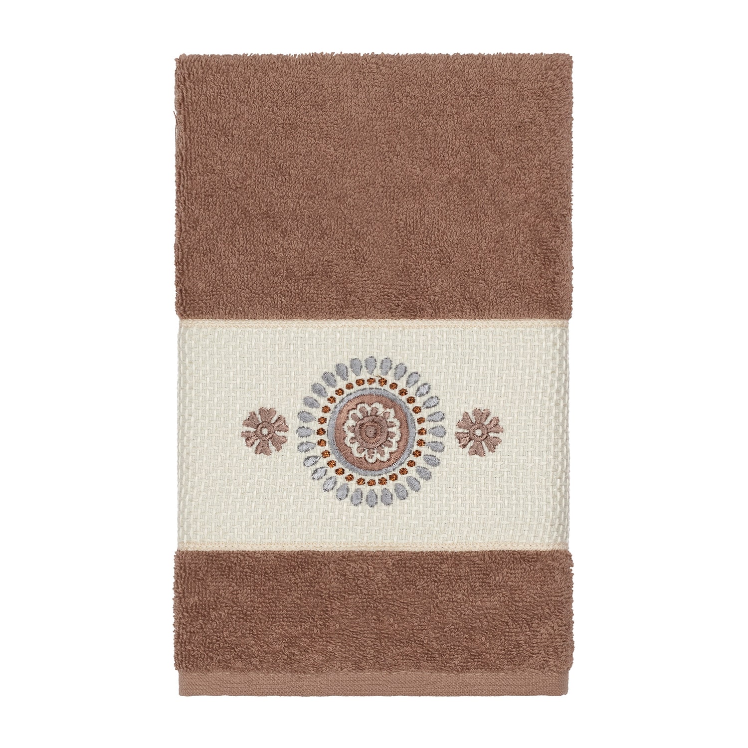 Linum Home Textiles Isabelle Embellished Hand Towel