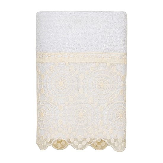 Linum Home Textiles Arian Embellished 3-pc. Bath Towel Set