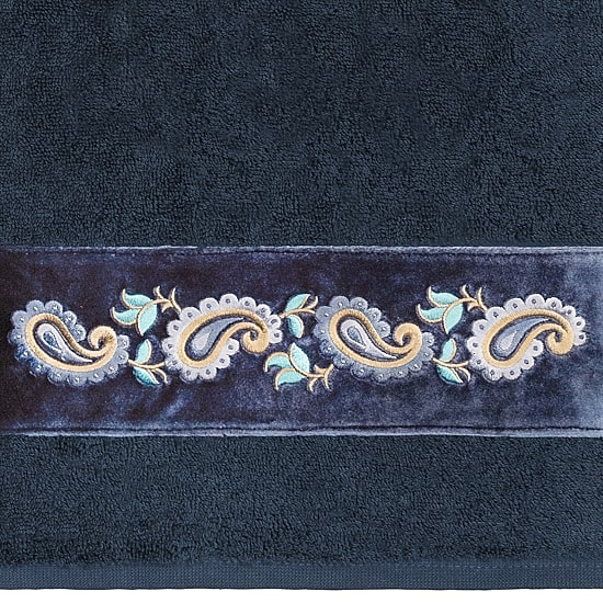 Linum Home Textiles Mackenzie Embellished 3-pc. Bath Towel Set